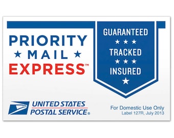 Expedite The Shipping- USPS Priority Mail EXPRESS 1-2 Business Days