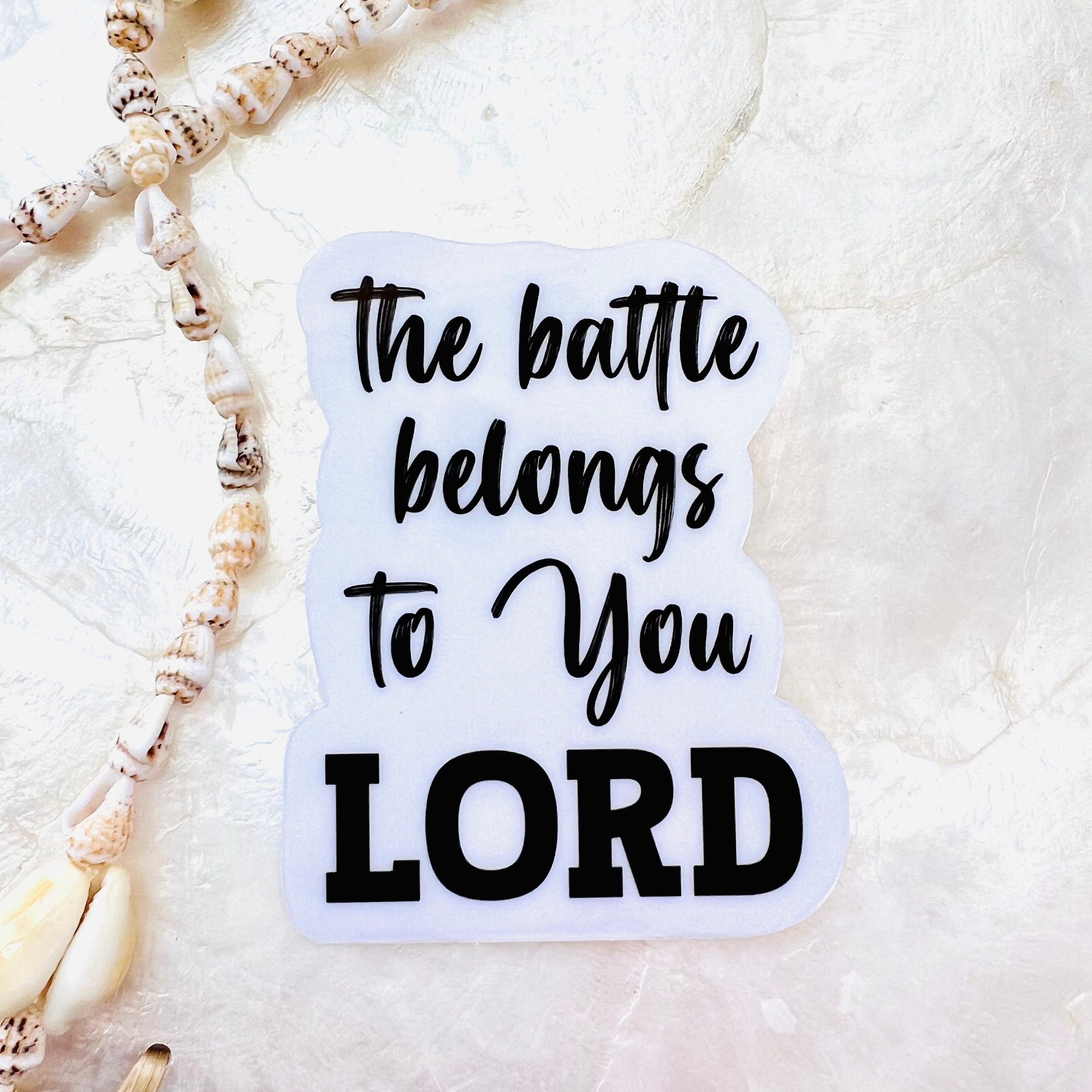 Christian Quotes Sticker, the Battle Belongs to the Lord, Scripture Bible  Verse Sticker, Christian Gifts, Faith Decal, Minimalist Desk Decor -   Canada