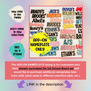 Letrero del primer día de clases, Letrero personalizado de regreso a clases, Educación en el hogar, Letrero escolar reutilizable personalizado, Accesorio para fotos de regreso a clases, Último día de clases imagen 10