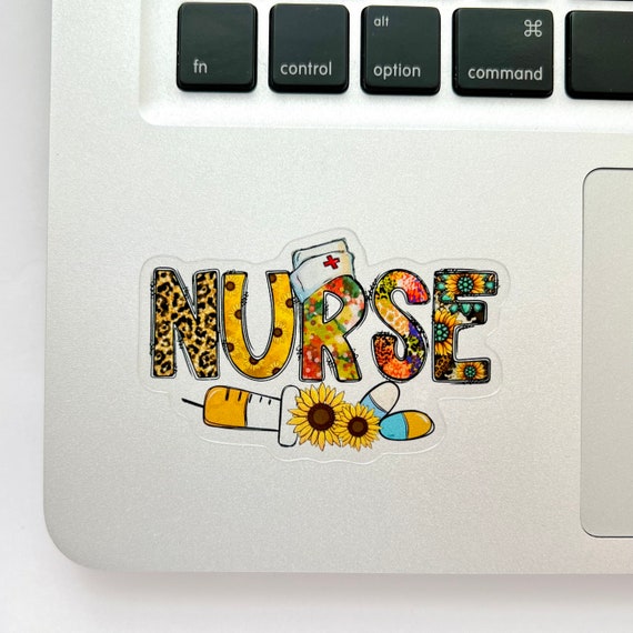 Personalized Nurse Sticker for your Hero, Laminated Labels For Your Water  Bottle, Laptop or Phone