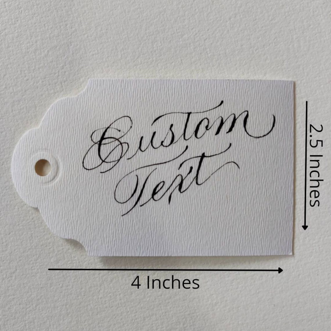 Handwritten Calligraphy Gift Tags for Birthdays, Travels, Events ...