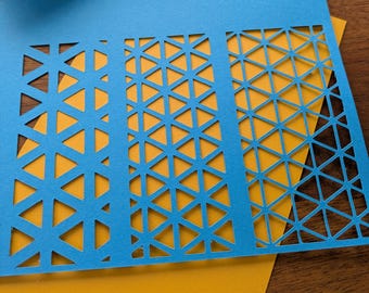 Triangle Pattern SVGs | Seamless Repeating Designs (Cut File)