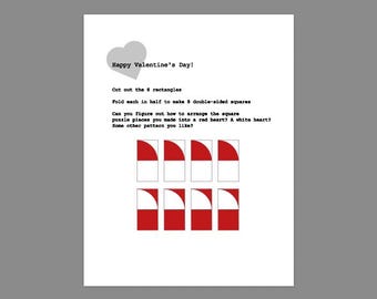 Printable Valentine's Day Puzzle | Activity for Kids & Adults