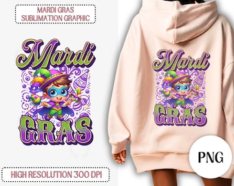 Mardi Gras Mask PNG: Sublimation Design (Digital Download)