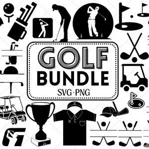 Golf svg bundle, golf monogram svg, split monogram svg, golf name frame, golf club svg, golf ball svg, Cut files for Cricut & Silhouette