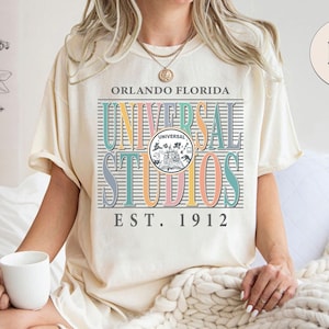 Shirt Universal Studios est 1912, Orlando Florida Universal Studios, Shirt Universal Studios, Shirt Disney Trip, Shirt Disneyworld