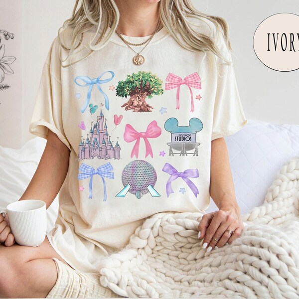Disney Coquette Shirt, Walt Disney World Coquette Shirt, Disney Castle Shirt,  Hollywood Studios Shirt