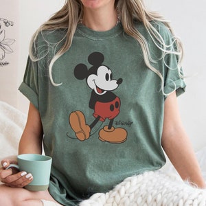 Vintage Micky Maus Komfort Farben Shirt, Disneyland Micky, Retro Micky Shirt, Micky Klassisches Shirt