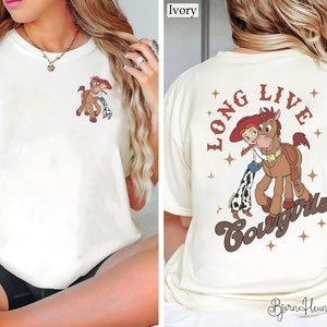 Toy Story Long Live Cowgirls Two-Sided Shirt, Jessie & Bullseye Shirt, Toy Story Comfort Color Shirt, Disney Long Live Cowgirls Shirt