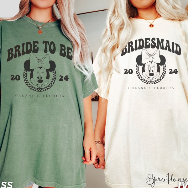 Disney Bridesmaid Shirt, Disney Bachelorette Shirt, Disneyland Bride Shirt, Minnie Bride Shirt, Disney Bachelorette Party, Disney Shirt