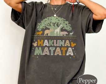 Vintage Hakuna Matata Shirt, Lion King Shirt, Animal Kingdom Shirt, Mickey Safari Shirt, Disney Wild Shirt, Disney Trip Shirt