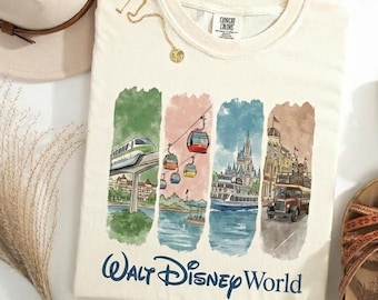 Comfort Color Disney World Trip Shirt, Magic Kingdom Epcot Hollywood Studios Animal Kingdom Shirt, Family Vacation Matching Tee