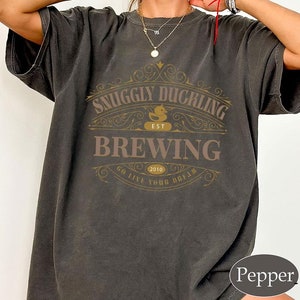 Vintage Retro Snuggly Duckling Shirt, Tangled Movie Shirt, Brewing Tangled Shirt, Disney Tangled Shirt, Comfort Color Shirt