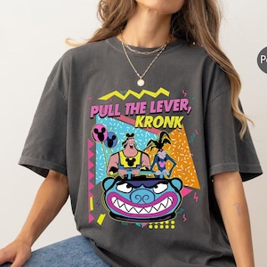 Retro 90s The Emperor&#39;s New Groove Shirt, Pull The Lever Kronk, Yzma Kronk Shirts, Disney Trip Shirt