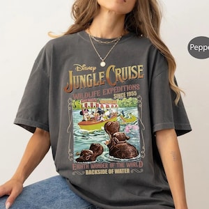 Vintage Disney Jungle Cruise Ride Shirt, Disney Cruise Shirt, Jungle Cruise Shirt, Mickey and Friends, WDW Disney Vacation