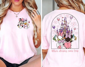 Disney Minnie Daisy Shirt, Disney Besties Shirt, Disney Girl Trip Shirt, Where Dream Come True, Disney Balloon Shirt