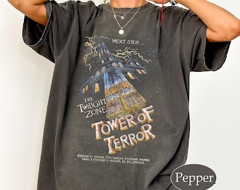 Disney Retro Tower Of Terror Shirt, Twilight Zone Shirt, Disney Rides Shirt, Hollywood Studios Shirt