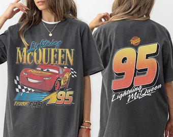 Vintage Lightning Mcqueen Shirt, 95 Lightning Mcqueen Shirt, Radiator Springs Tee, Rusteze Cars Shirt, WDW Family Vacation Shirts