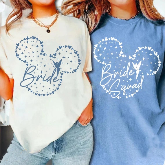 Custom Disney Bridal Party Shirt, Disney Bachelorette Shirt, Bride To Be Shirt, Bride Squad, Minnie Bride Shirt, Disney Team Bride Shirt