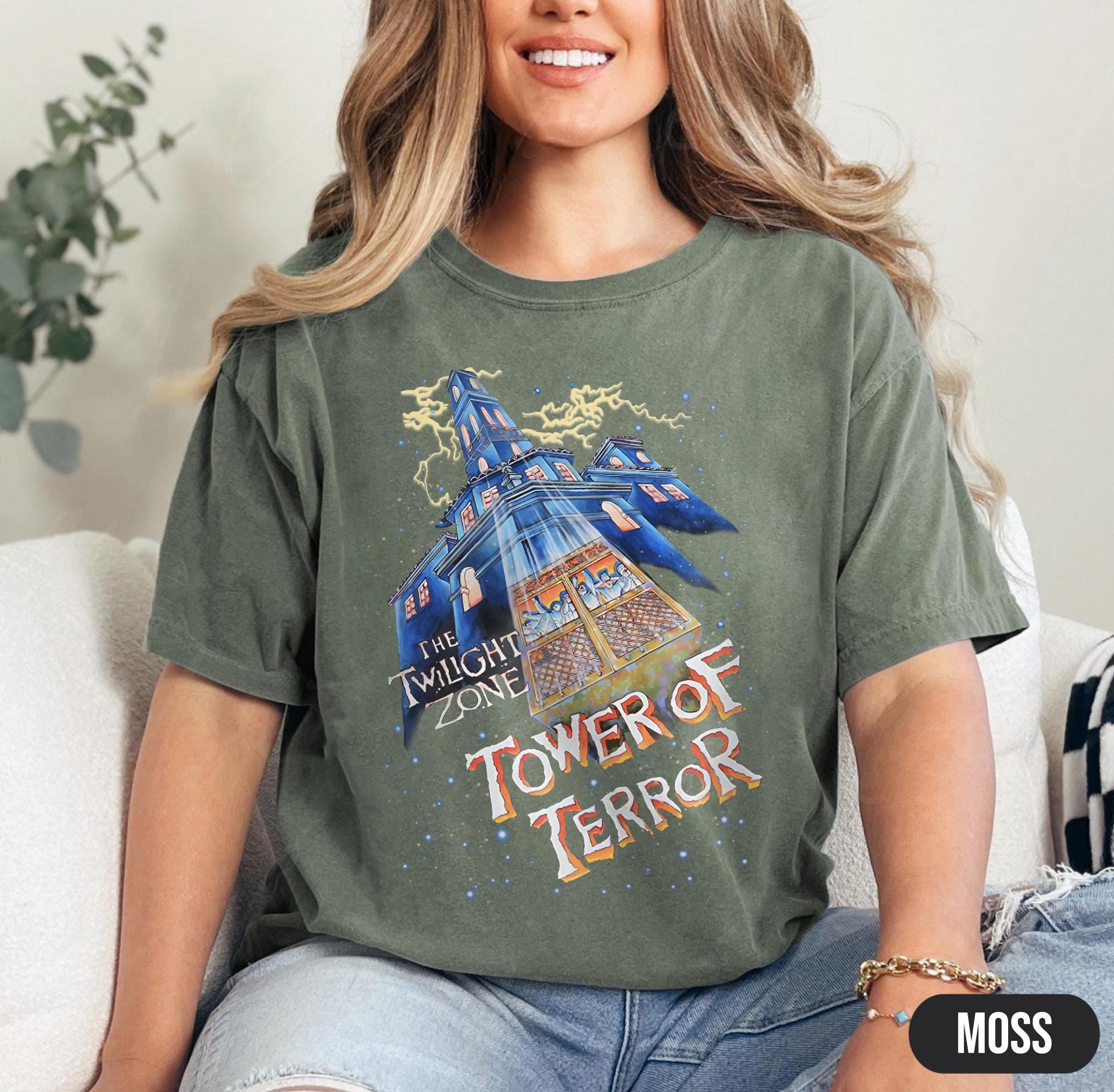 Disney Retro Tower of Terror Shirt, Twilight Zone Shirt, Disney