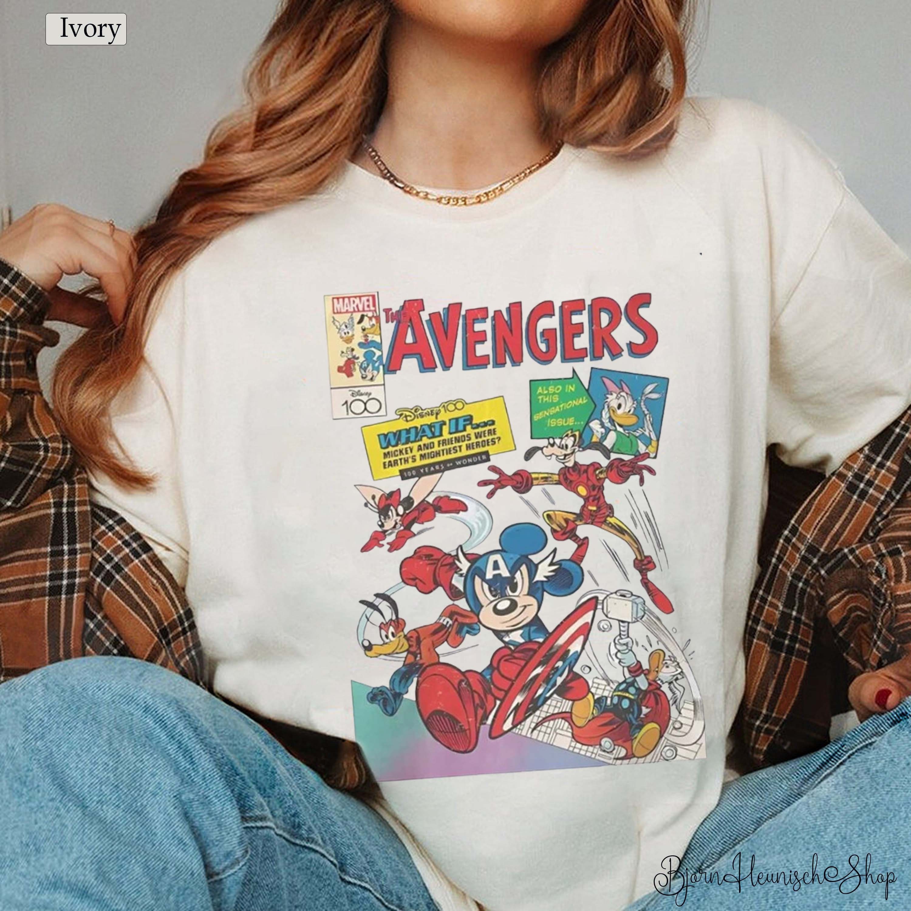 Shirt - Avengers Etsy Women