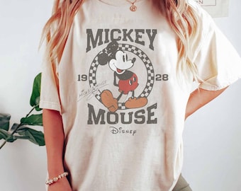 Disney Mickey Mouse Retro Shirt, Mickey 1928 Vintage Tee, Classic Mickey Mouse Shirt, Disney Vintage Shirt, Disney Park Retro Tee