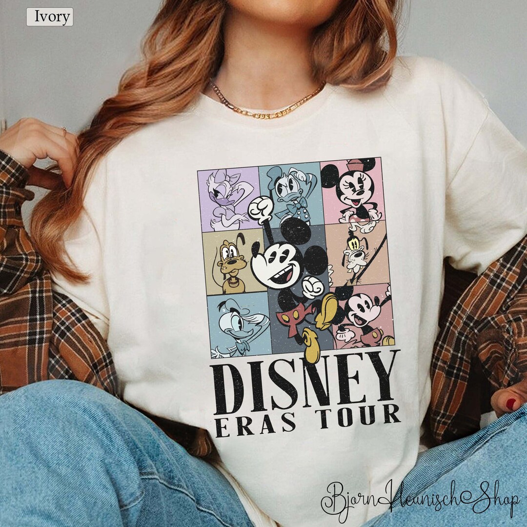 Disney Eras Tour Shirt, Mickey & Friends Eras Tour Shirt, Disney ...