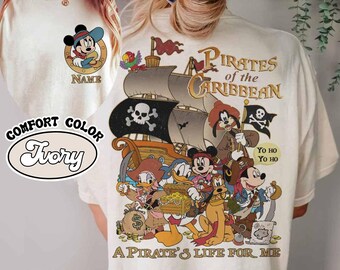 Maglietta pirata Disney retrò vintage, Yo ho Yo ho A Pirate's Life For Me, Maglietta pirata Topolino, Maglietta Disney Cruise Line