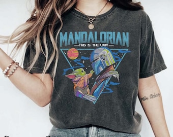 Camisa de colores cómodos de The Mandalorian, Star Wars, This Is The Way