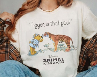 Tigger Is That You? Shirt, Pooh Shirt, Animal Kingdom Shirt, Pooh Animal Kingdom, Vintage Disney Shirt