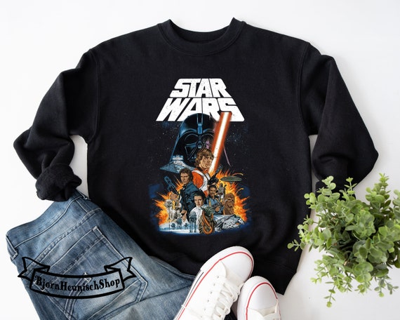 Retro Star Wars Sweatshirt, Starwars Hoodie, Empire Strikes Retro Star Wars Sweatshirt, Starwars Hoodie, Empire Strikes