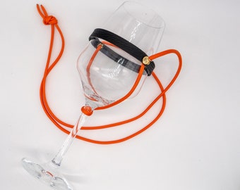 HängOver wine glass holder - Aperol