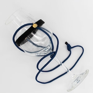 HängOver wine glass holder - Navy