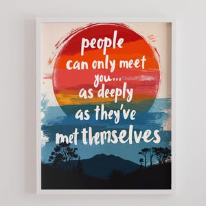 Positive Wall Art, Minimalist Wall Print, Modern Art Print, Trendy Wall Art, Positive Retro Wall Art, Aesthetic Wall Art, Digital Print