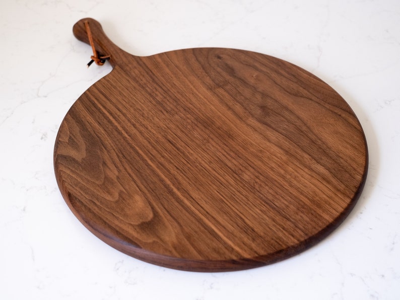 Round Charcuterie & Cheese Boards Circle Black Walnut image 5