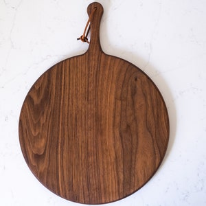 Round Charcuterie & Cheese Boards Circle Black Walnut image 6