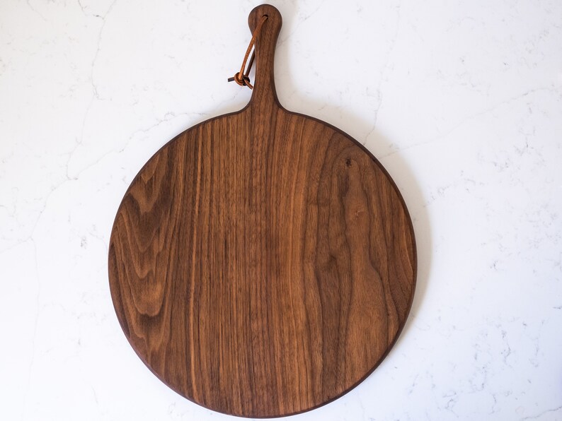 Round Charcuterie & Cheese Boards Circle Black Walnut image 6