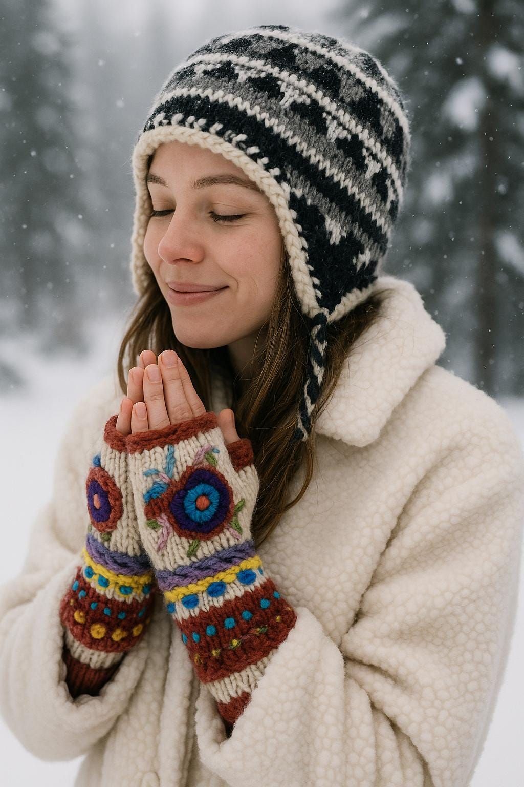 Wool Tassel Ski Hat - Etsy display picture 3