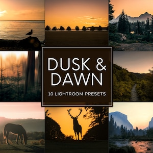 Dusk & Dawn Lightroom Preset Pack (Desktop + Mobile)