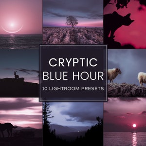 Cryptic Blue Hour Lightroom Preset Pack (Desktop + Mobile)