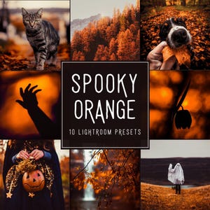 Spooky Orange Lightroom Preset Pack (Desktop + Mobile)