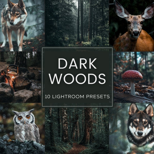 Dark Woods Lightroom Preset Pack (Desktop + Mobile)