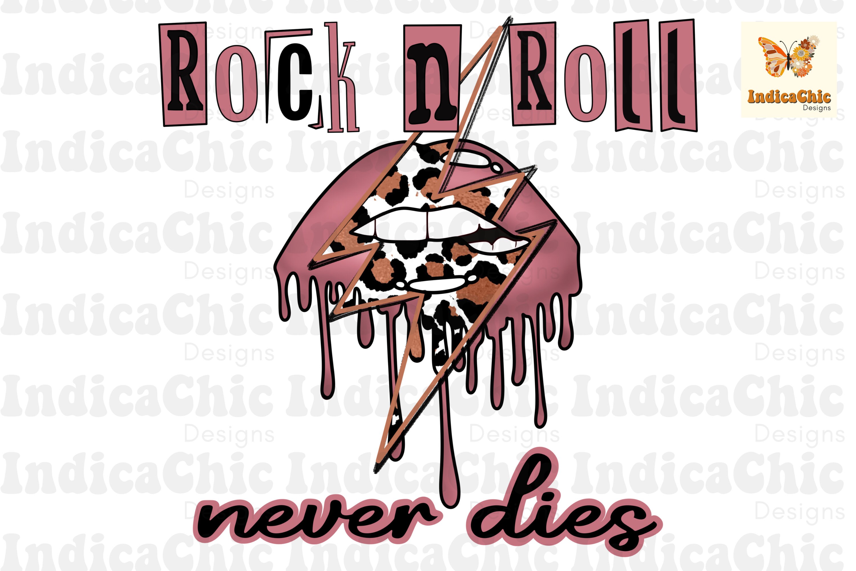 Rock Roll Never Dies - Etsy