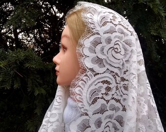 Virgo Fidelis - Infinity Veil, ivory Catholic veil