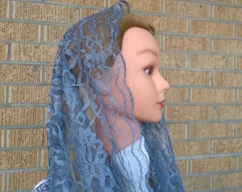 Fatima Veil - dusty blue infinity chapel