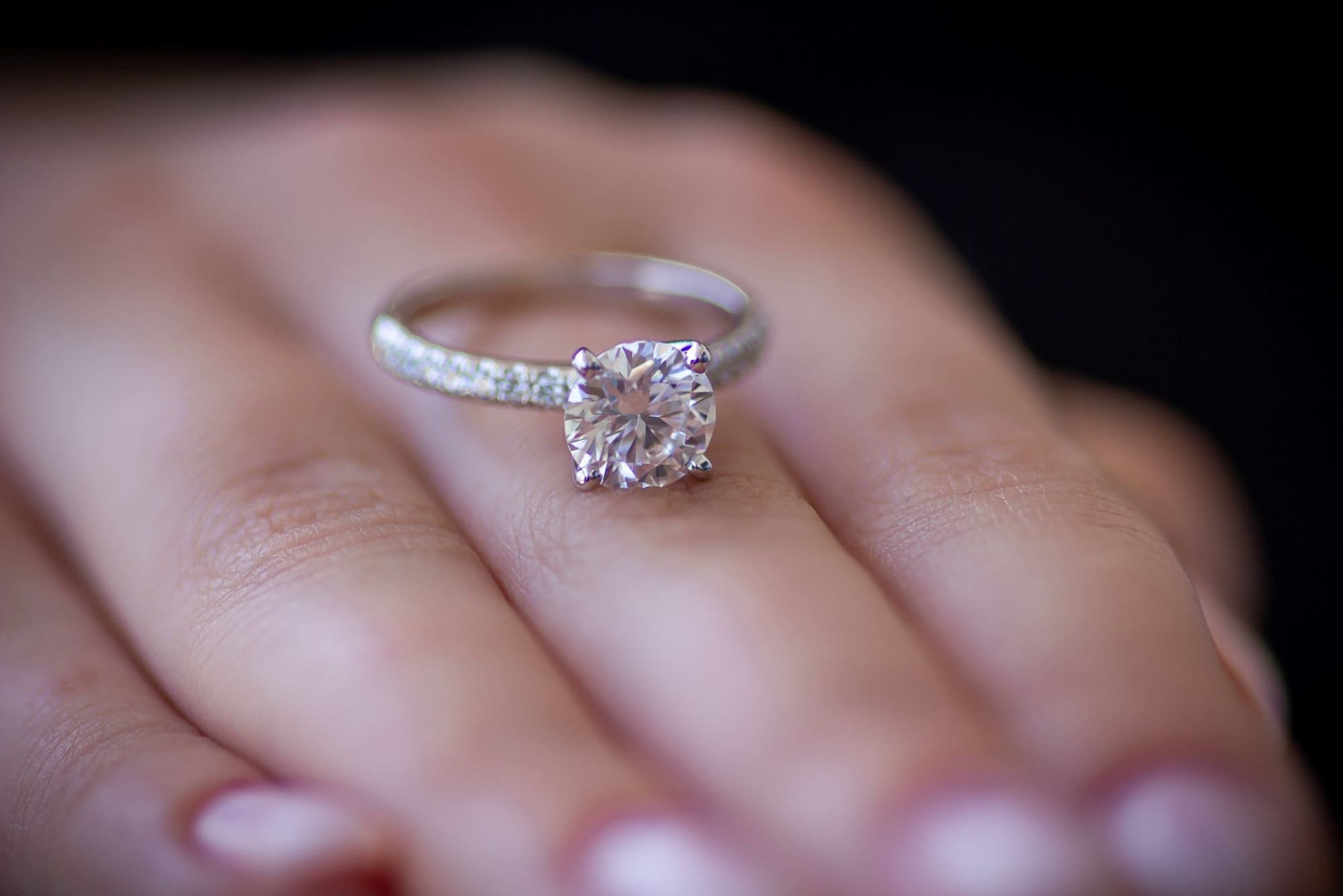 yellow gold engagement ring