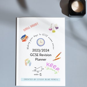2023/2024 GCSE Revision Planner Study Planner Student Organiser Revision Timetable Year 11 Age 15-16