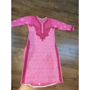 Vintage Indian Tunic Kaftan Hand Embroidery