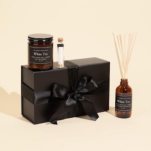 Soy Wax Candle Gift Set, Housewarming Candle Gift, Thank You Candle Gift, Candle & Reed Diffuser Gift Set, Home Fragrance Gift, Candle Gift