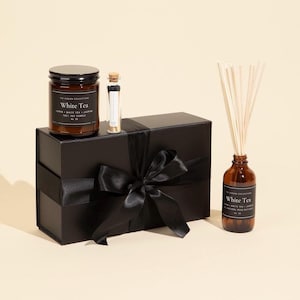 Candle & Reed Diffuser Gift Set, Housewarming Candle Gift, Natural Scented Gift, Home Fragrance Gift Set, Candle Gift Box, Candle Gifts